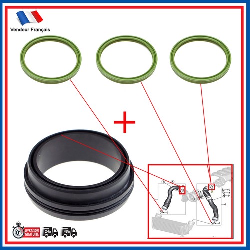 Joint durite turbo - durite, pour